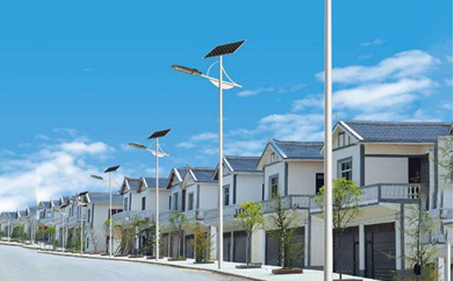 措美太阳能路灯配置与在乡村道路照明中的应用